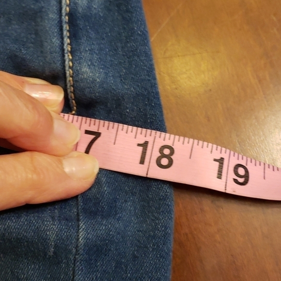 AEROPOSTLE High Waisted Shorty Denim Shorts 6 EUC - Picture 8 of 11